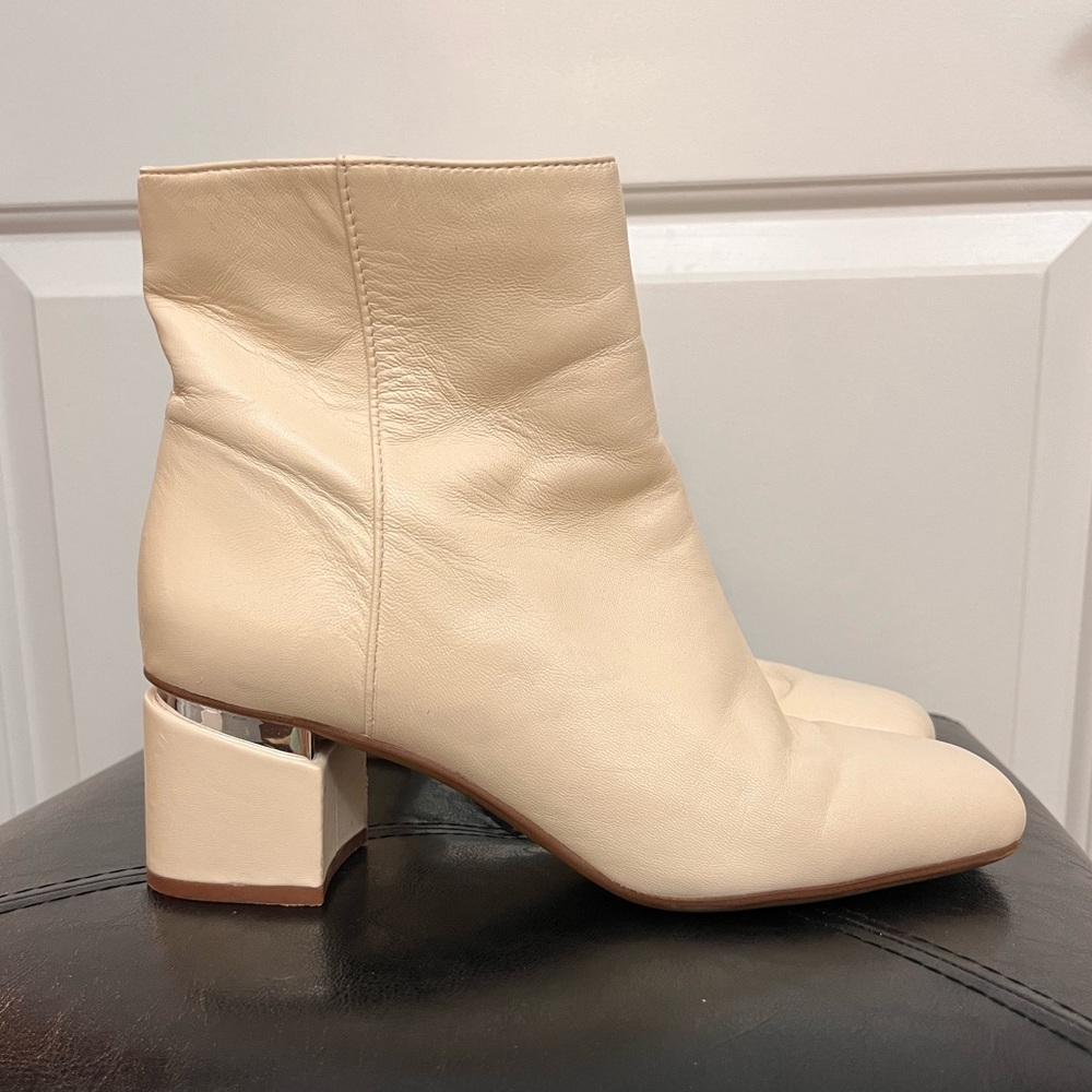 Franco sarto white boots